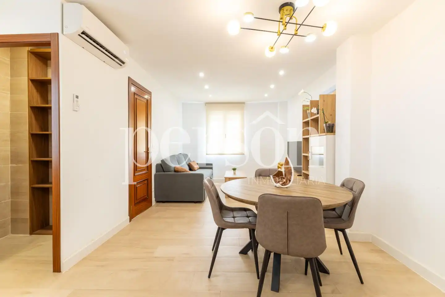Wohnzimmer von Wohnung zur Miete in Valencia mit Klimaanlage und Möbliert