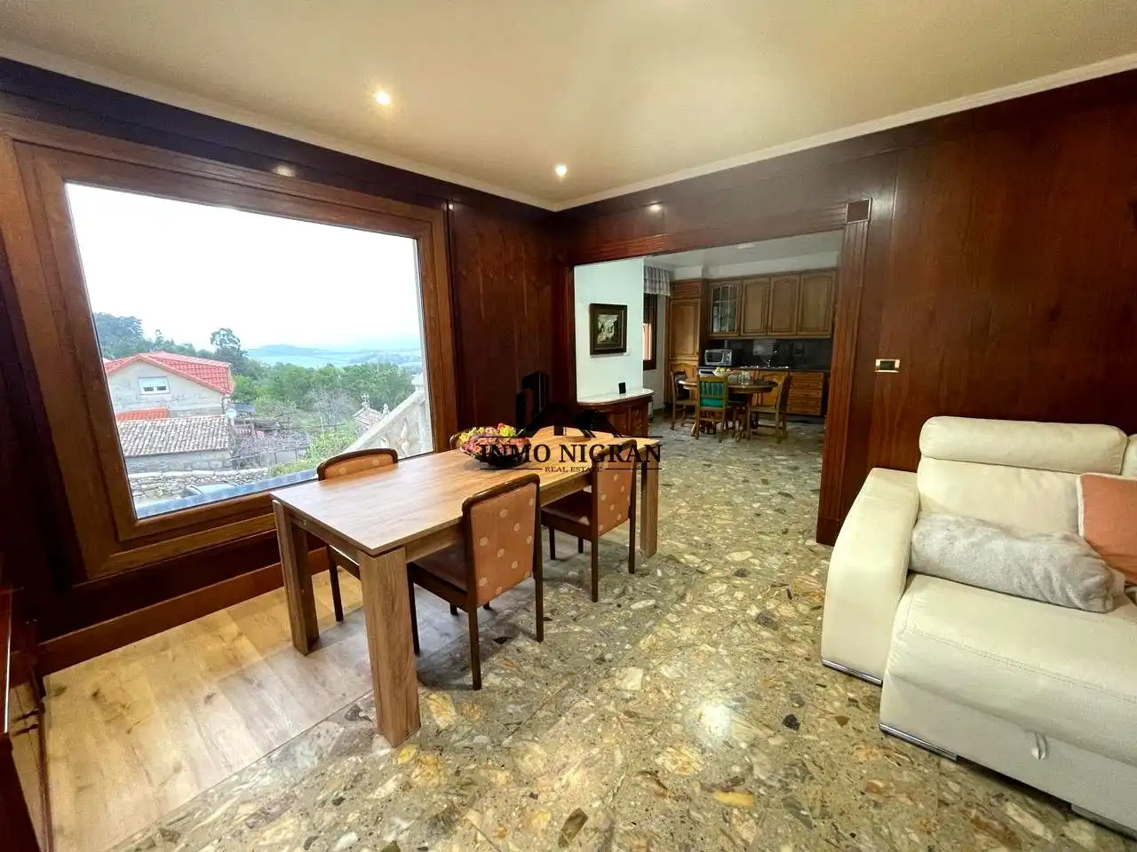 Dining room of Houses for rent in Baiona  with Private garden, Swimming Pool and Balcony