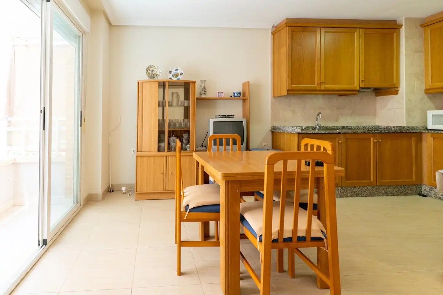 Cocina de Apartamento en venta en Santa Pola con Terraza, Trastero y Amueblado