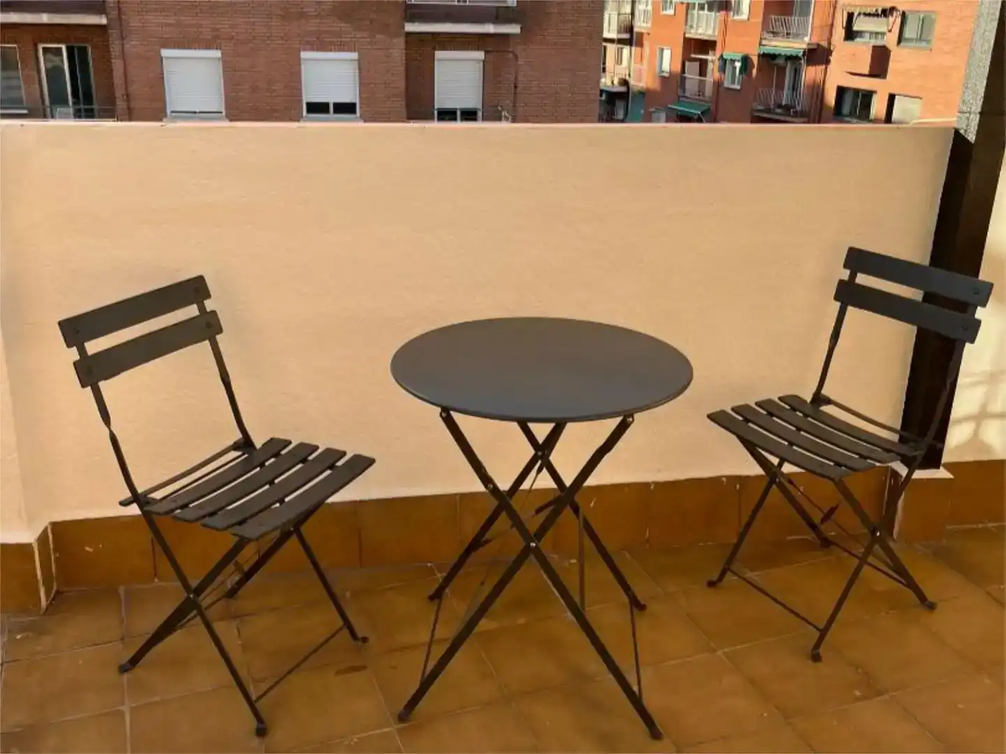 Terrasse von Dachboden zur Miete in Madrid mit Klimaanlage und Möbliert