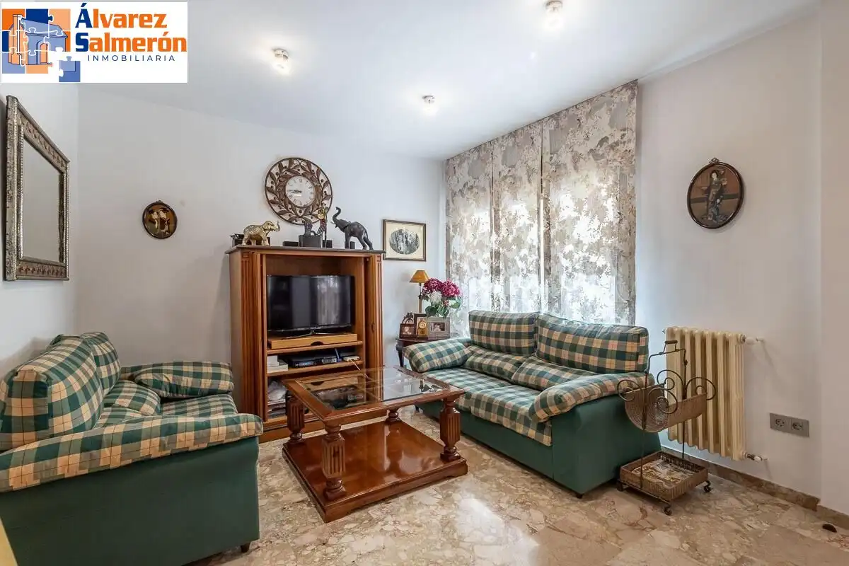 Sala de estar de Piso en venta en  Granada Capital con Calefacción, Terraza y Balcón