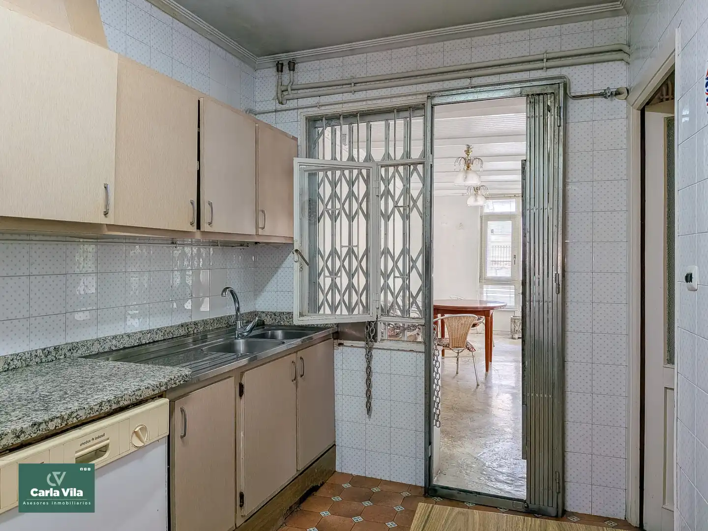 Küche von Wohnung zum Verkauf in Lugo mit Heizung, Parkett und Terrasse