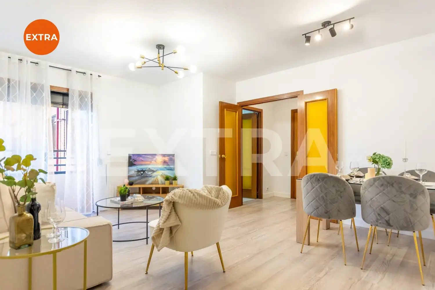 Sala de estar de Piso en venta en Ciudad Lineal