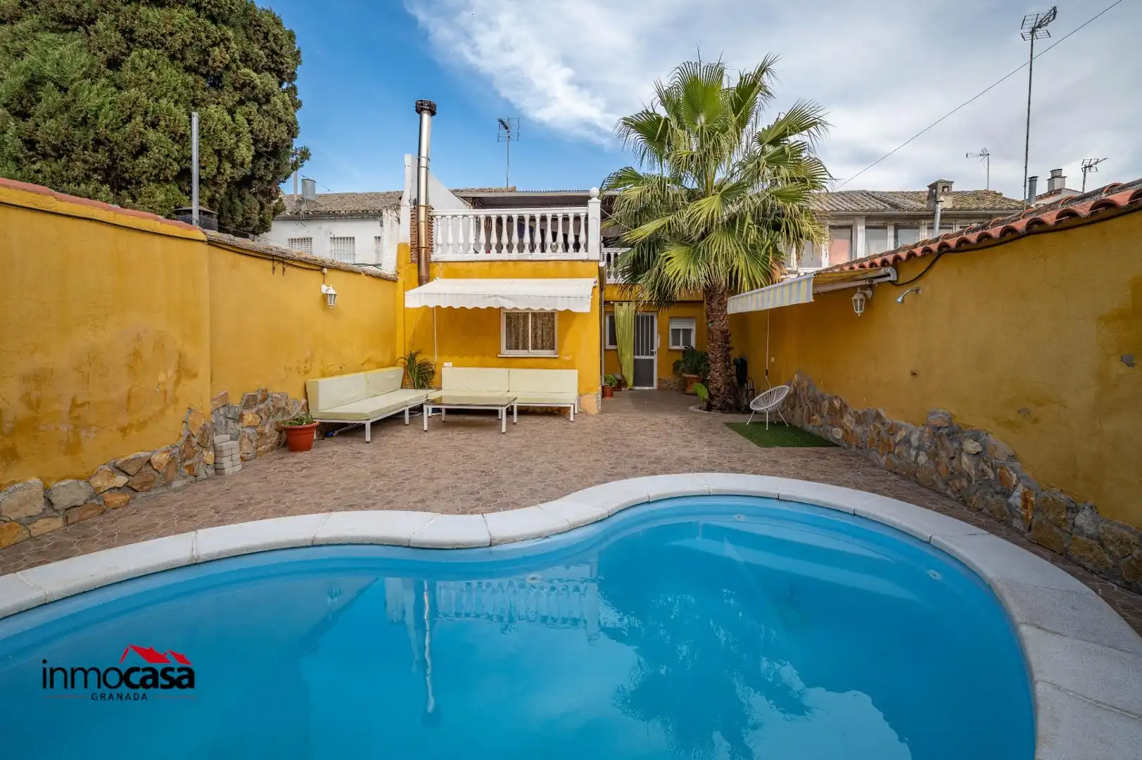 Piscina de Casa adosada en venda en Atarfe amb Calefacció, Terrassa i Piscina