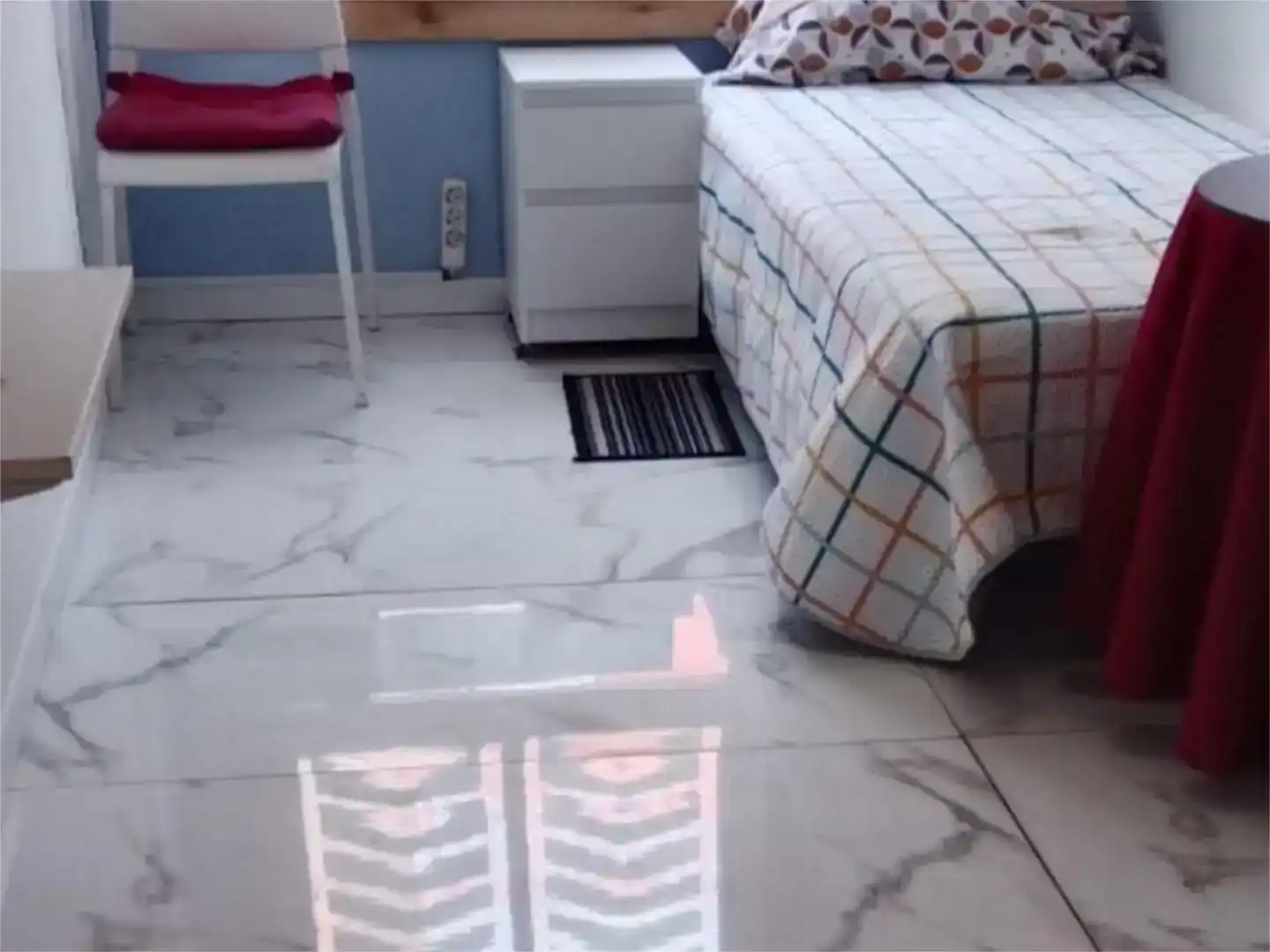 Schlafzimmer von Wohnung zur Miete in  Valencia Capital mit Balkon