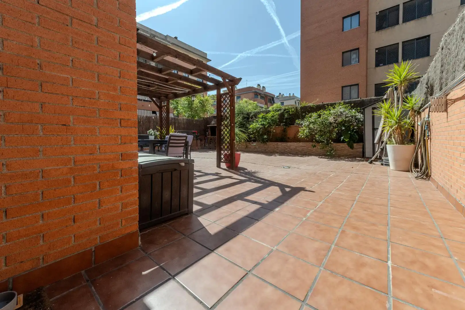 Terraza de Planta baja en venta en Sabadell con Aire acondicionado, Calefacción y Jardín privado