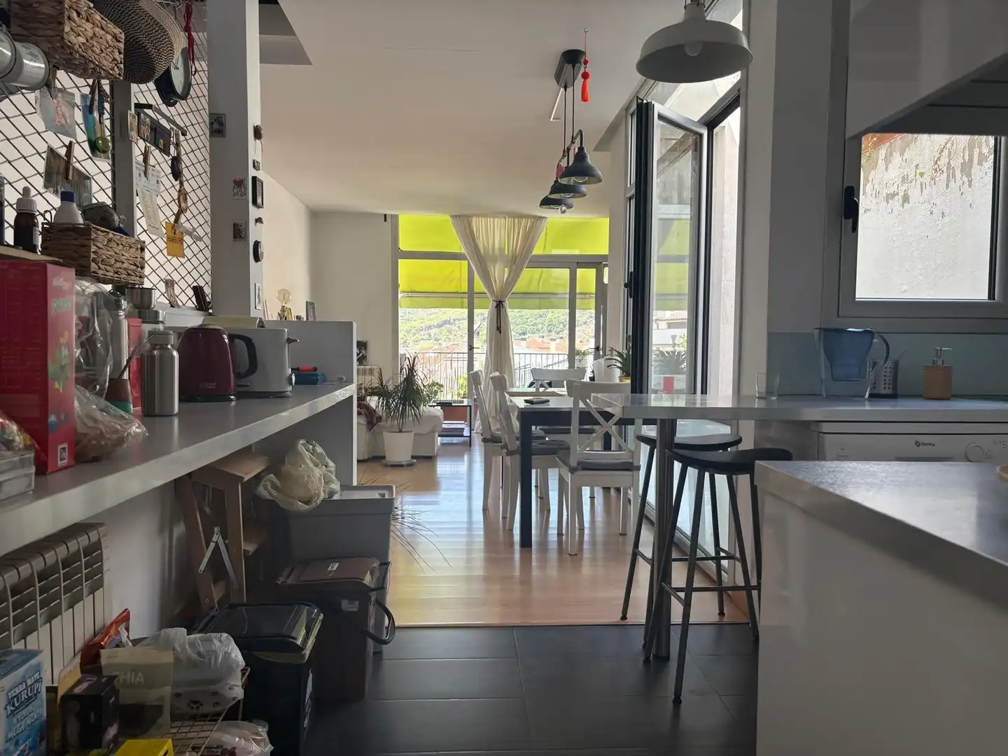 Cuina de Casa o xalet en venda en La Garriga amb Calefacció, Parquet i Terrassa