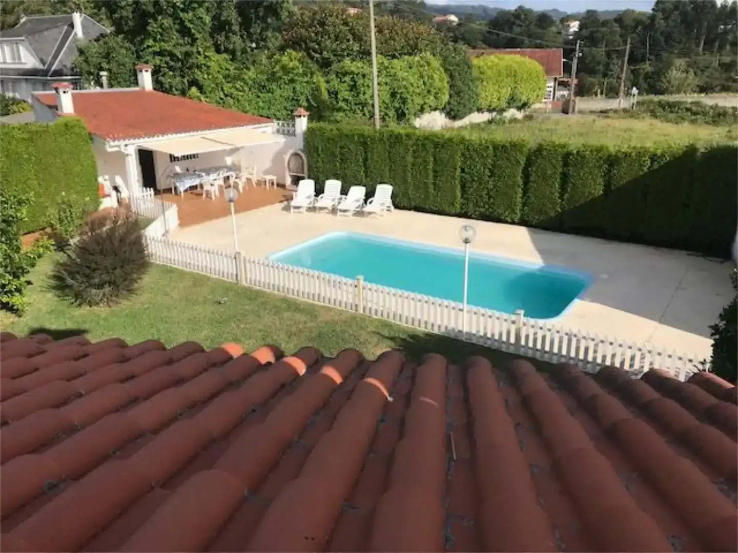 Piscina de Casa o chalet de alquiler en Cabanas con Jardín privado, Parquet y Piscina