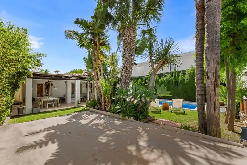 Garden of Houses for rent in Marbella  with Air Conditioner, Private garden and Terrace