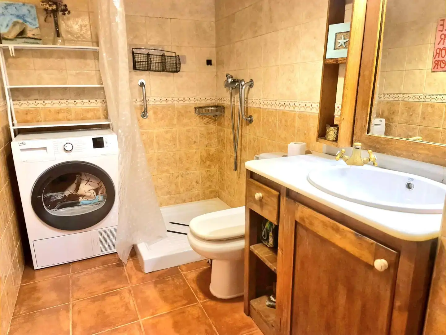 Bathroom of Flat for rent in Tapia de Casariego  with Heating and Furnished