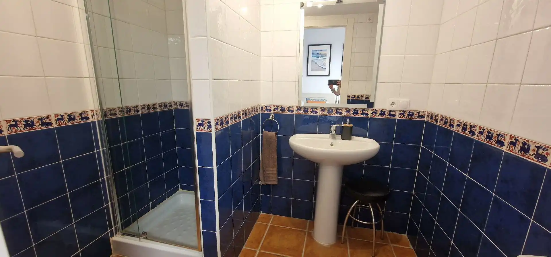 Bany de Apartament en venda en Mojácar amb Aire condicionat, Calefacció i Jardí privat