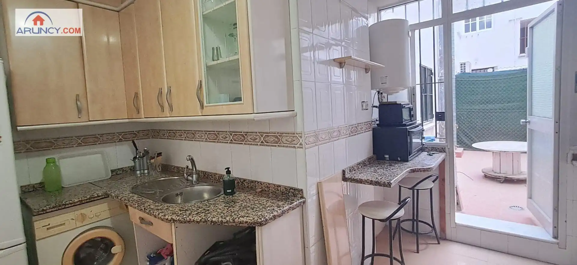 Kitchen of Flat for sale in Montequinto  with Air Conditioner, Private garden and Community pool