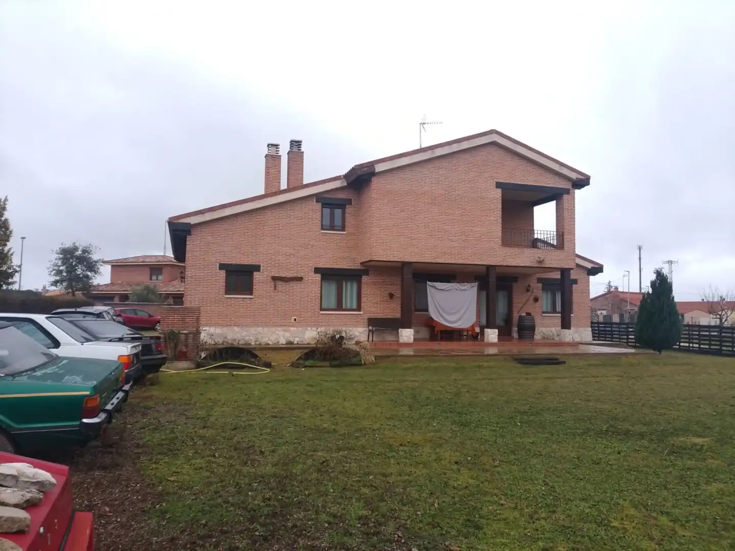 Vista exterior de Casa o xalet en venda en Quintana del Puente amb Calefacció, Jardí privat i Terrassa