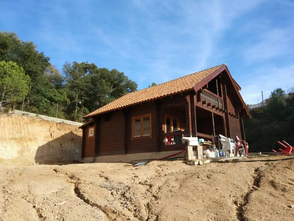 Vista exterior de Casa o chalet en venta en Vidreres con Calefacción, Jardín privado y Terraza