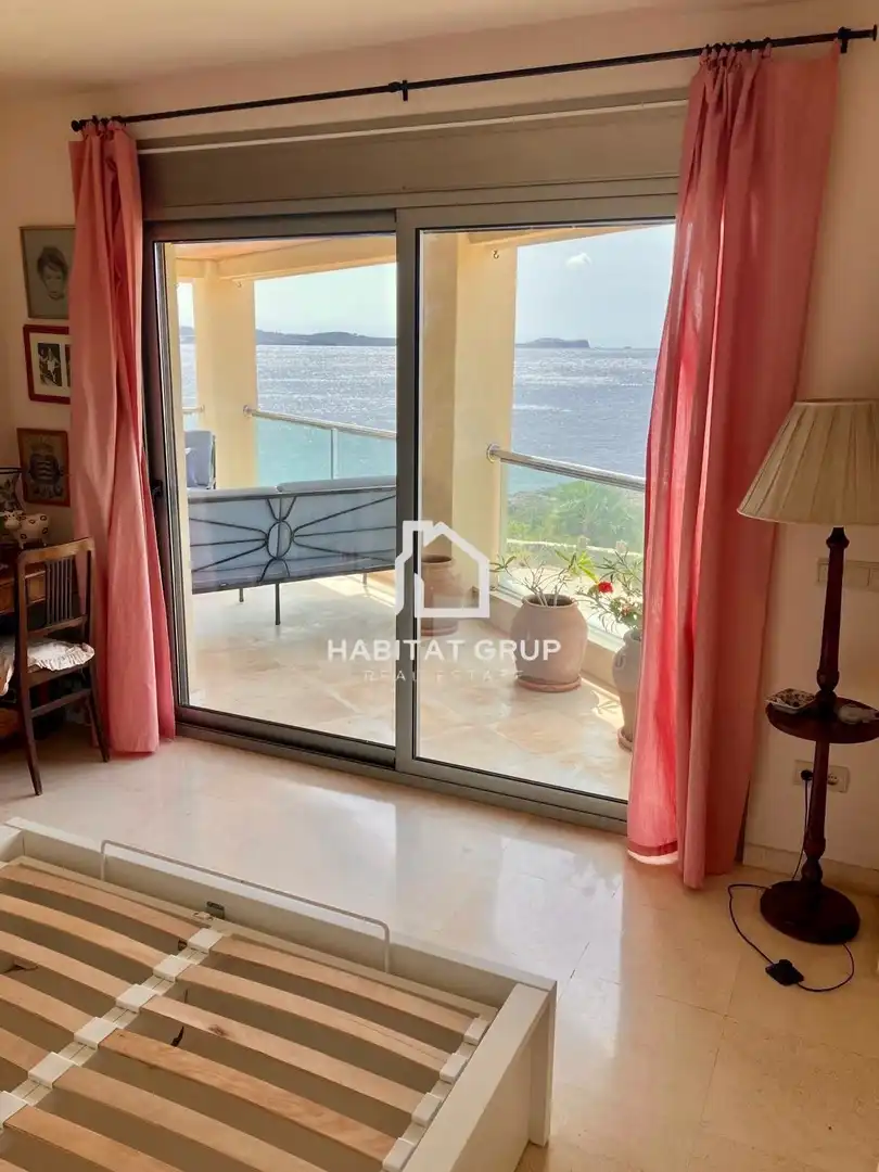 Balcony of Flat for rent in Sant Antoni de Portmany  with Air Conditioner, Heating and Terrace
