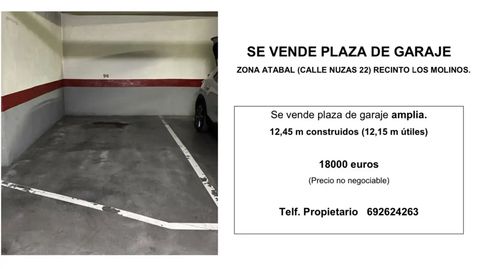 Foto 2 de Garaje en venta en Calle Nuzas, El Tejar - Hacienda Bizcochero, Málaga Capital