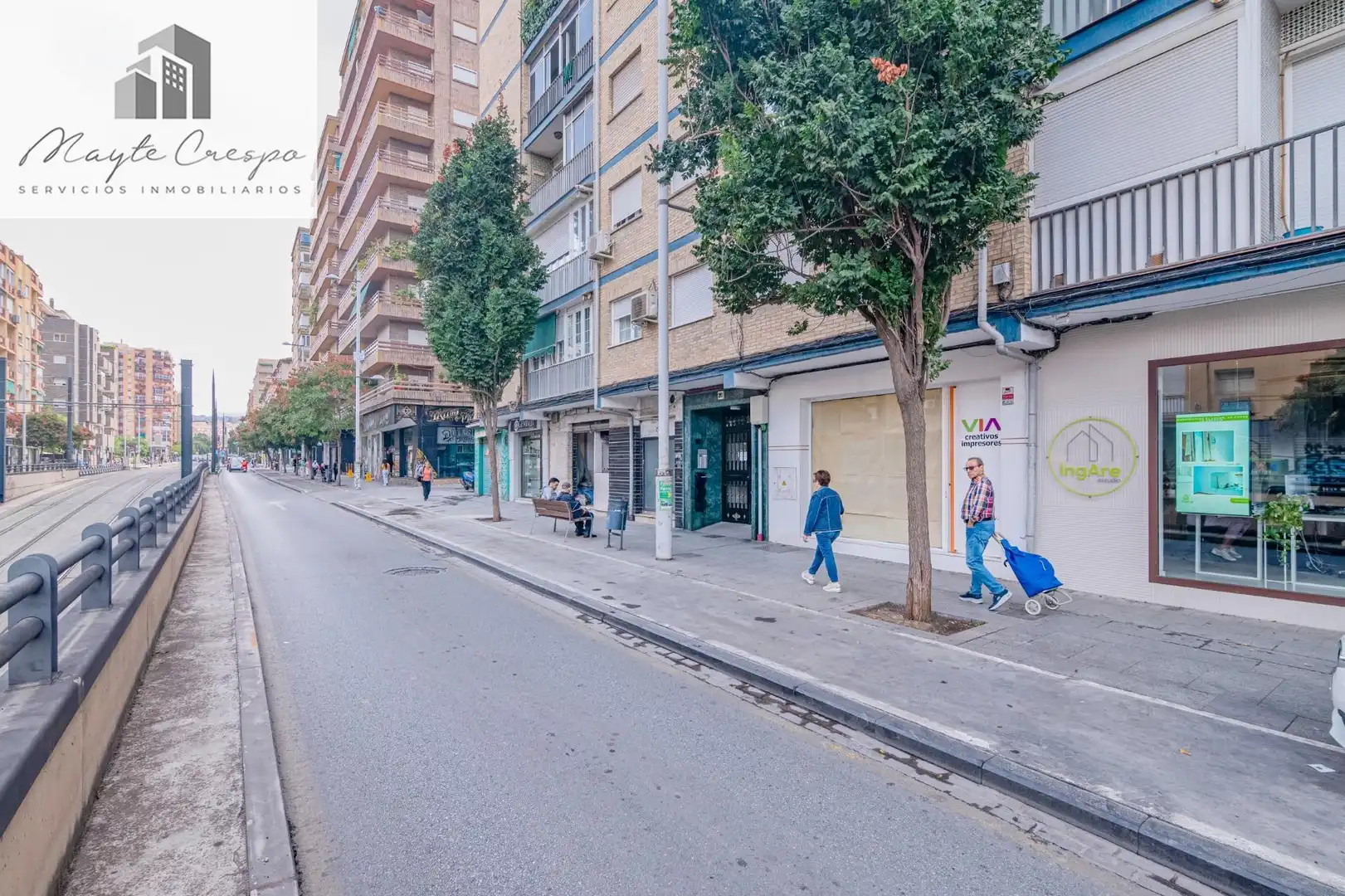 Vista exterior de Piso en venta en Granada con Aire acondicionado y Balcón