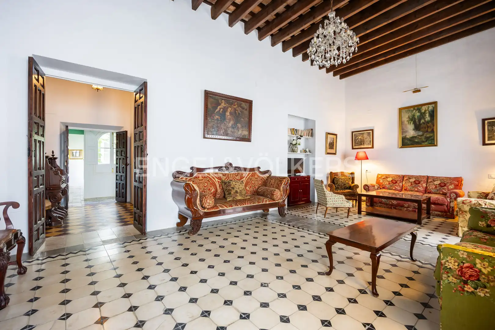 Sala de estar de Casa o chalet en venta en Sanlúcar de Barrameda con Aire acondicionado, Calefacción y Jardín privado
