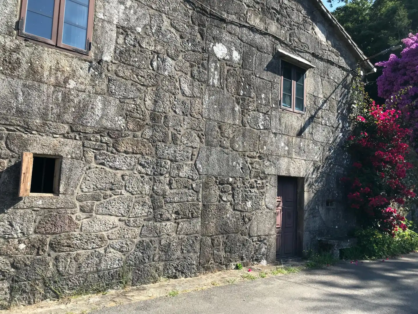 Vista exterior de Finca rústica en venta en Rois con Calefacción y Piscina