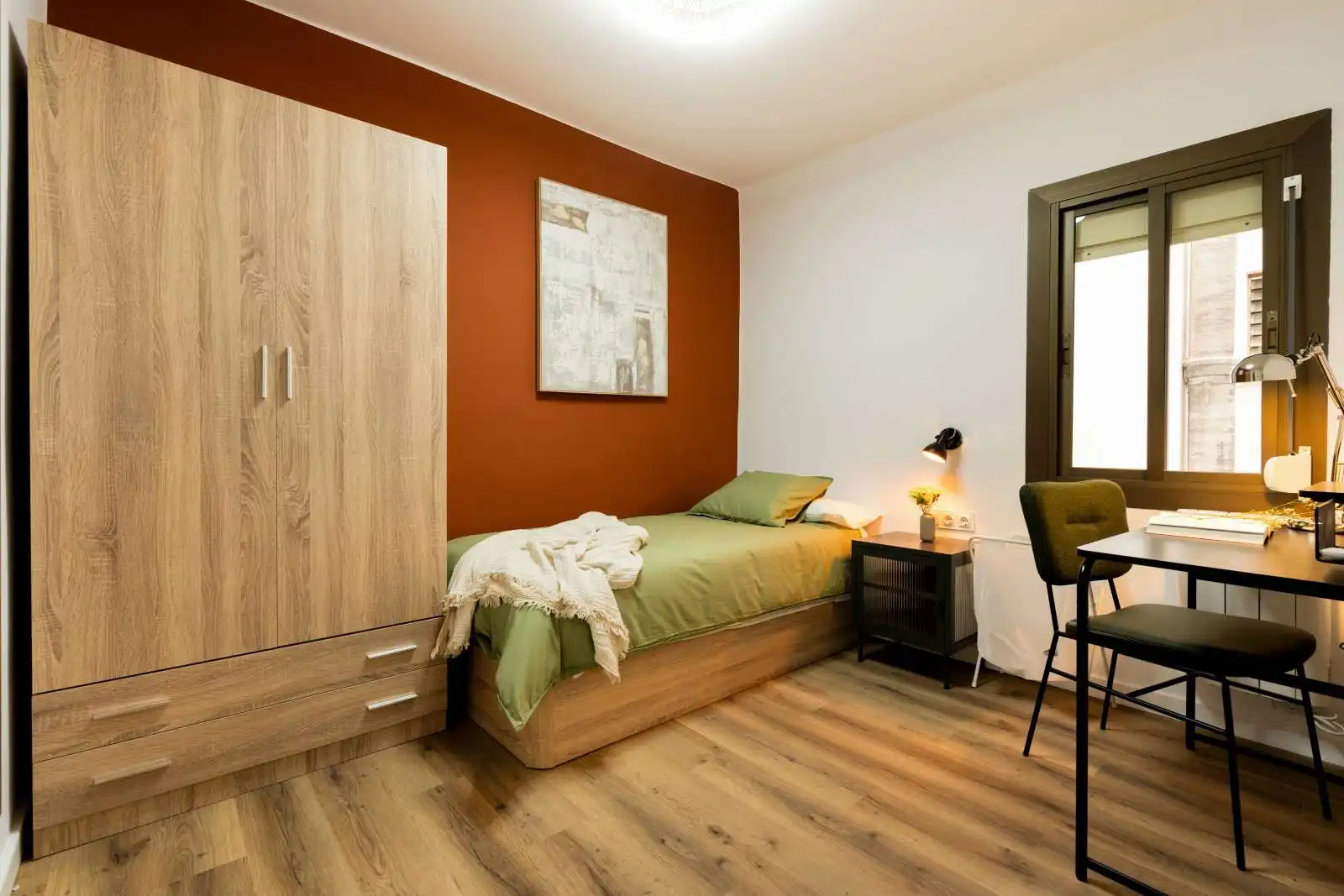 Habitación de Piso para compartir en Sabadell con Aire acondicionado, Calefacción y Terraza