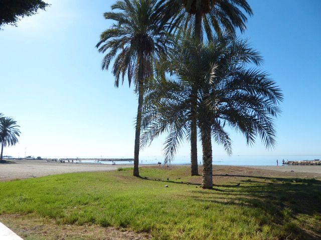 Vista exterior de Piso de alquiler en Málaga Capital con Aire acondicionado, Amueblado y Lavadora