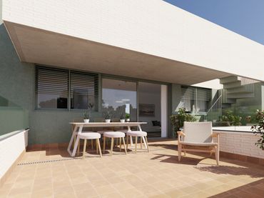 Ático de obra nueva con piscina en venta en Passeig Garbí 59