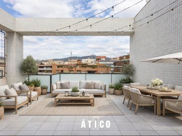 Àtic amb balcó en venda a Sarrià - Sant Gervasi