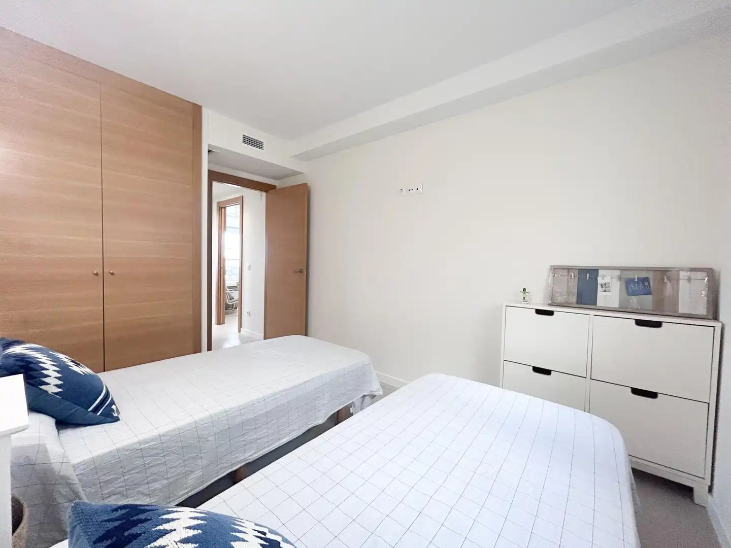 Schlafzimmer von Wohnungen zur Miete in El Puig de Santa Maria mit Klimaanlage, Heizung und Privatgarten