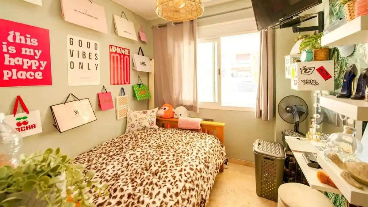 Bedroom of Flat for sale in San Pedro  with Air Conditioner, Private garden and Storage room