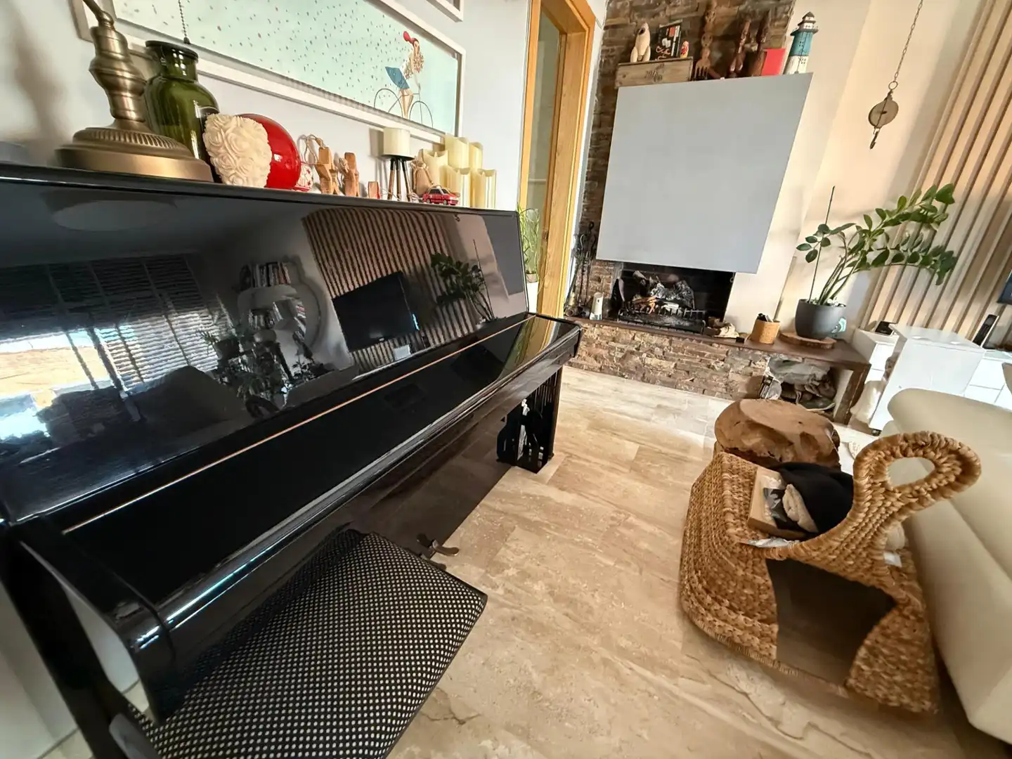 Sala d'estar de Àtic de lloguer en Sabadell amb Calefacció, Terrassa i Traster