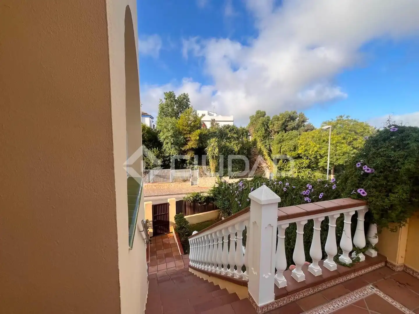 Jardín de Casa adosada en venta en Sanlúcar de Barrameda con Aire acondicionado, Jardín privado y Terraza