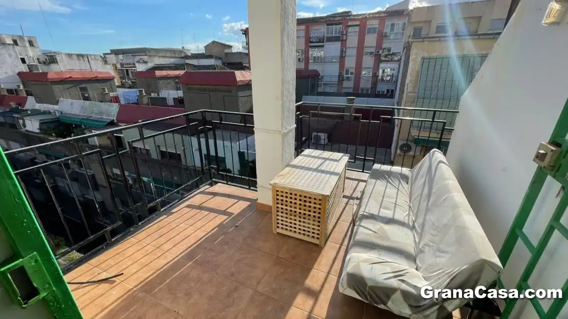 Terrasse von Dachboden zur Miete in Granada mit Klimaanlage, Heizung und Möbliert