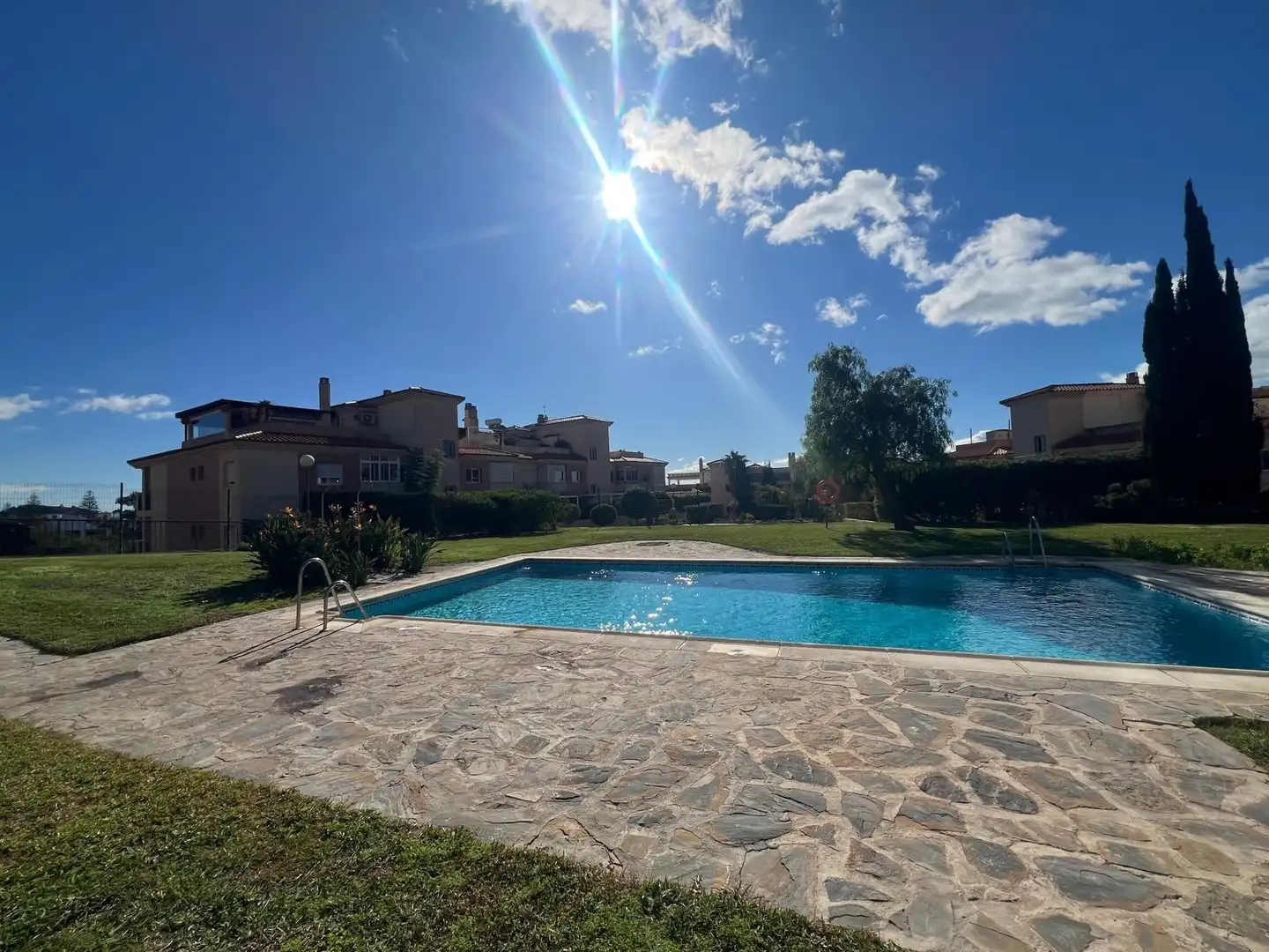 Swimming pool of Flat for sale in Málaga  with Air Conditioner, Heating and Community pool
