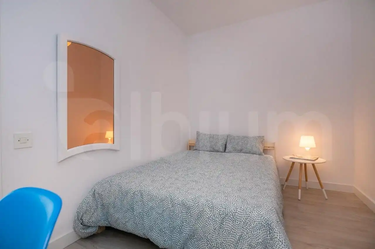 Bedroom of Flat for rent in Barcelona  with Heating, Parquet flooring and Terrace