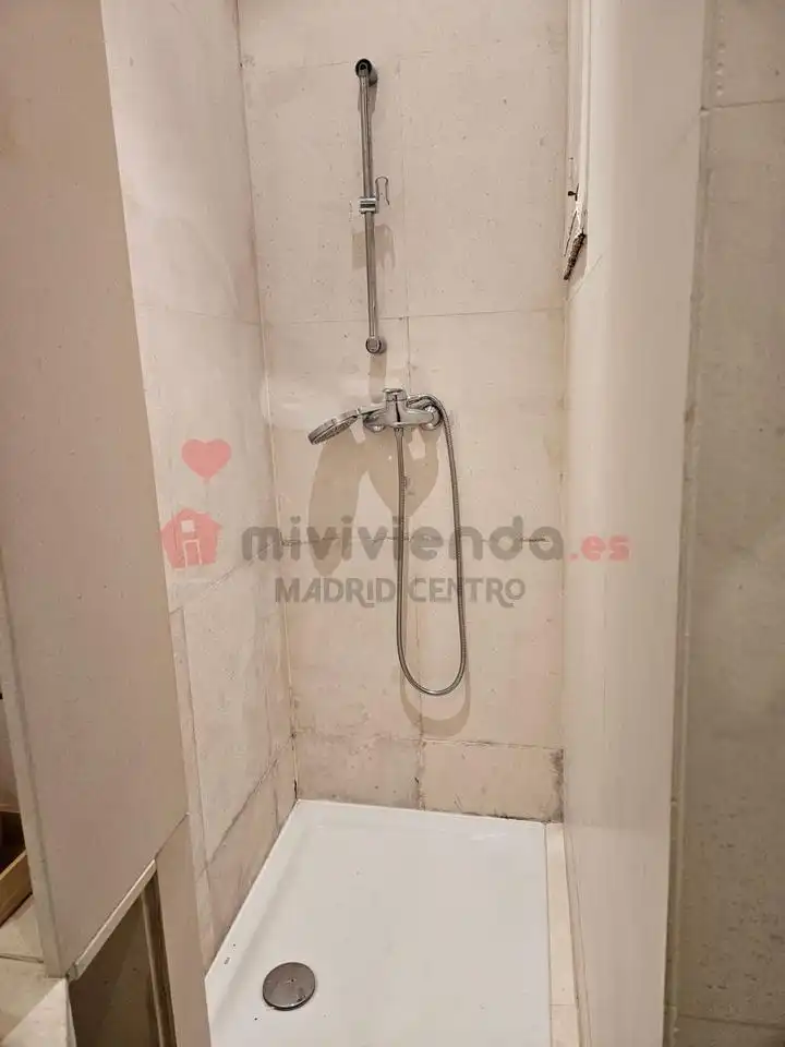 Bany de Planta baixa de lloguer en Madrid amb Aire condicionat, Calefacció i Moblat