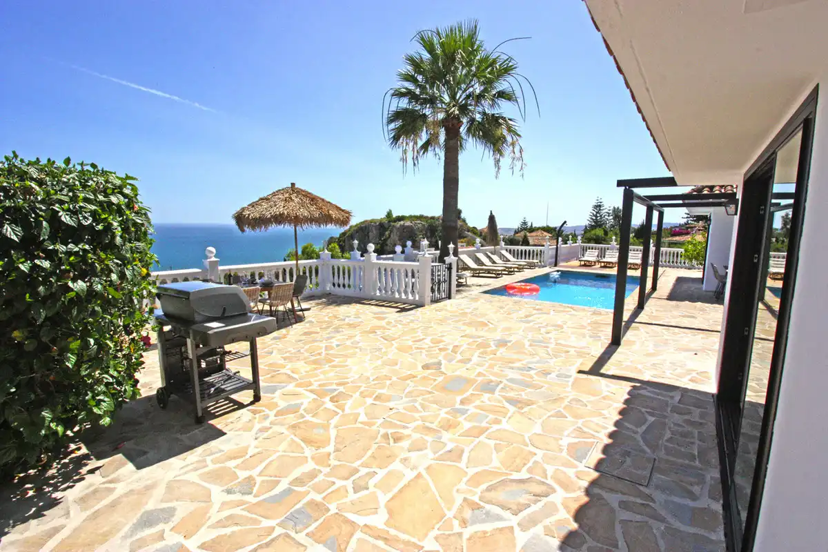 Terraza de Casa o chalet en venta en Benalmádena con Aire acondicionado, Calefacción y Jardín privado