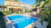 Garden of Single-family semi-detached for sale in Marbella  with Air Conditioner, Terrace and Swimming Pool