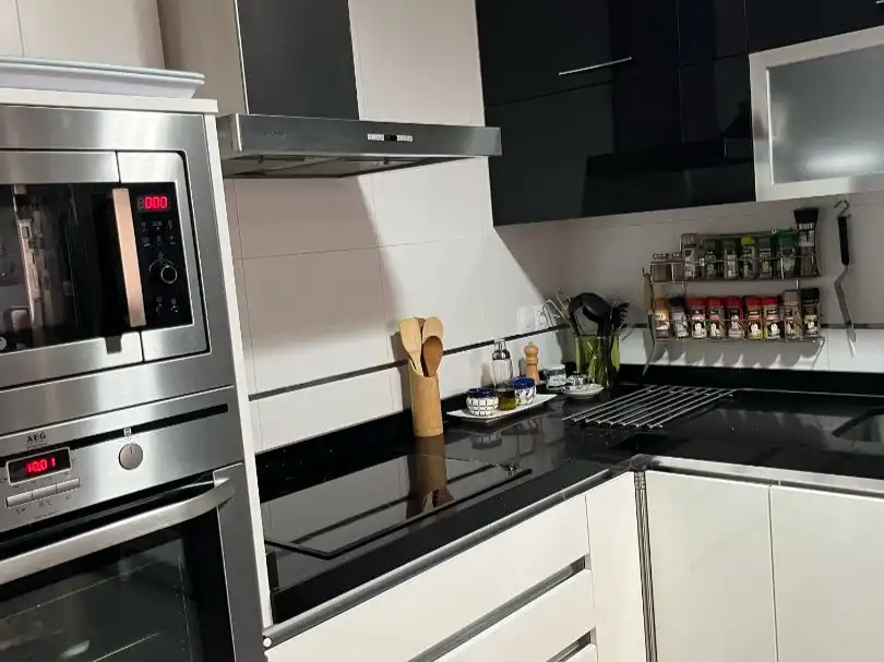 Kitchen of Flat for sale in  Albacete Capital  with Air Conditioner, Terrace and Balcony