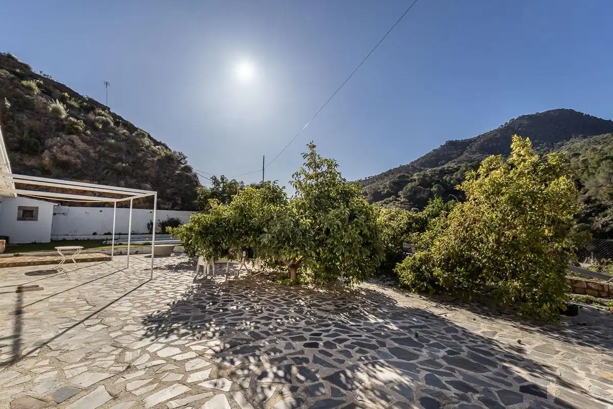 Exterior view of Houses for sale in Los Guájares  with Air Conditioner, Private garden and Swimming Pool