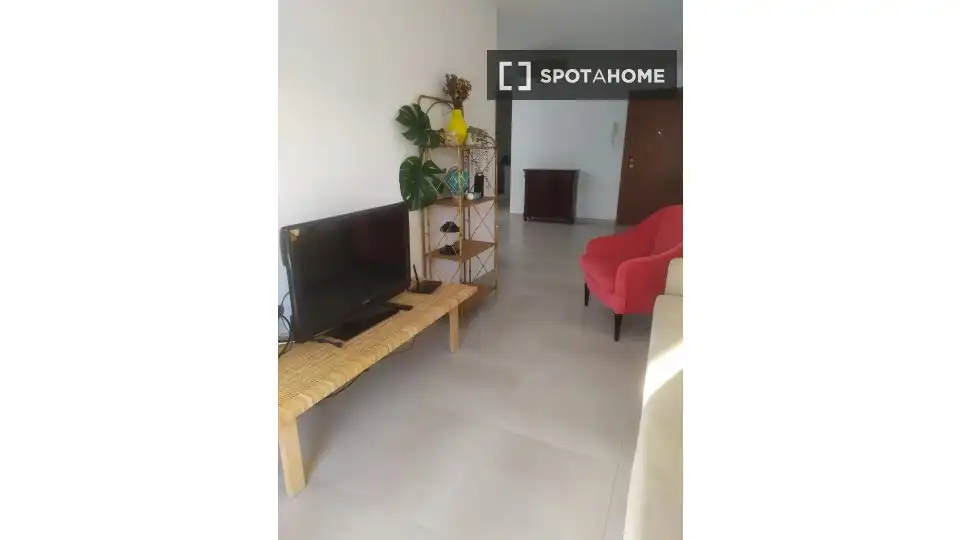 Wohnzimmer von Wohnung zur untervermieten in Cádiz mit Klimaanlage, Heizung und Terrasse
