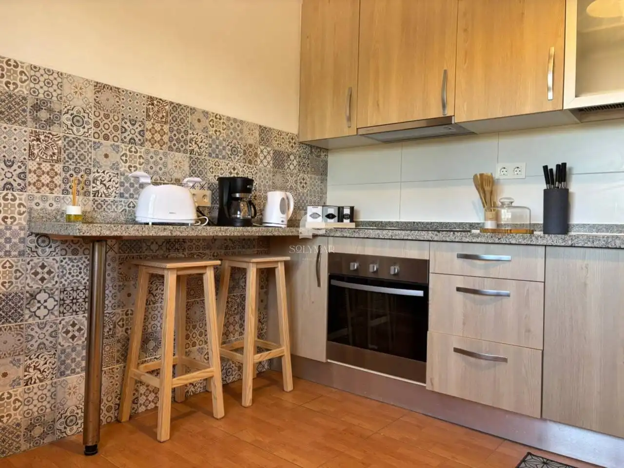 Küche von Country house zur Miete in Vélez-Málaga mit Klimaanlage, Terrasse und Möbliert