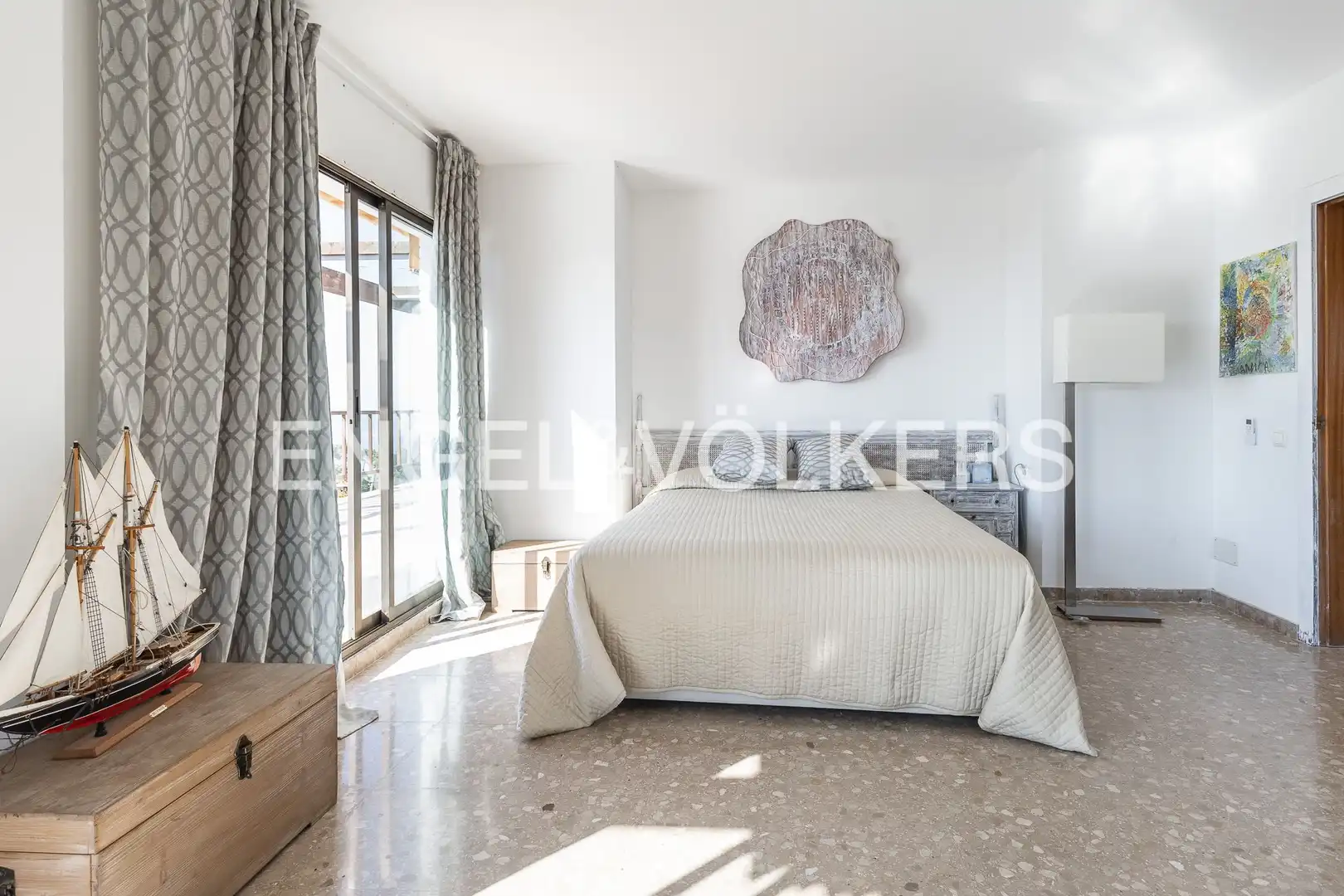 Bedroom of Houses for rent in Caldes d'Estrac  with Air Conditioner, Heating and Private garden