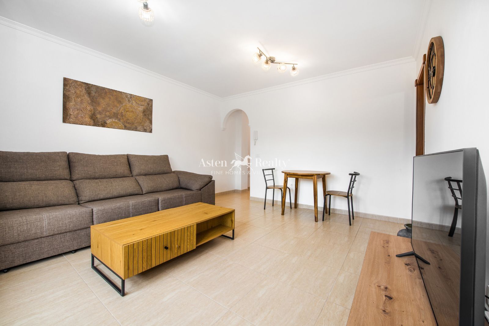 Living room of Flat for sale in San Miguel de Abona  with Terrace, Storage room and Furnished