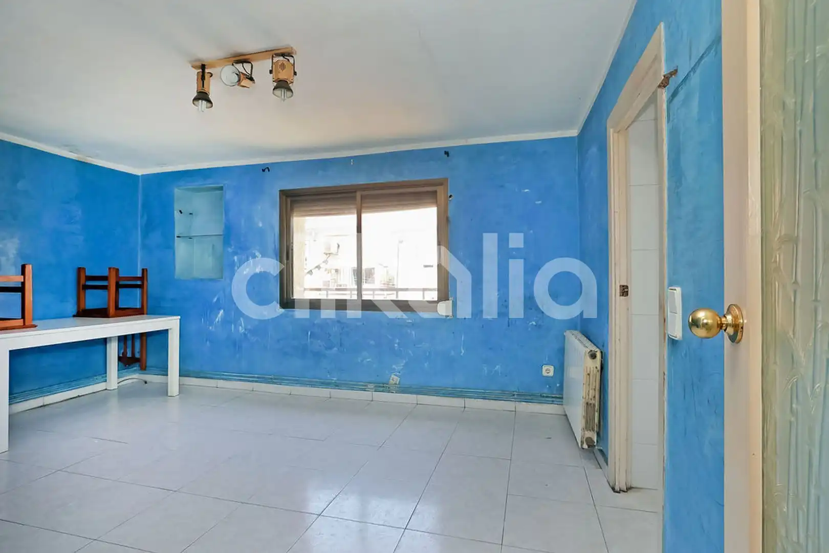 Sala de estar de Piso en venta en Badalona