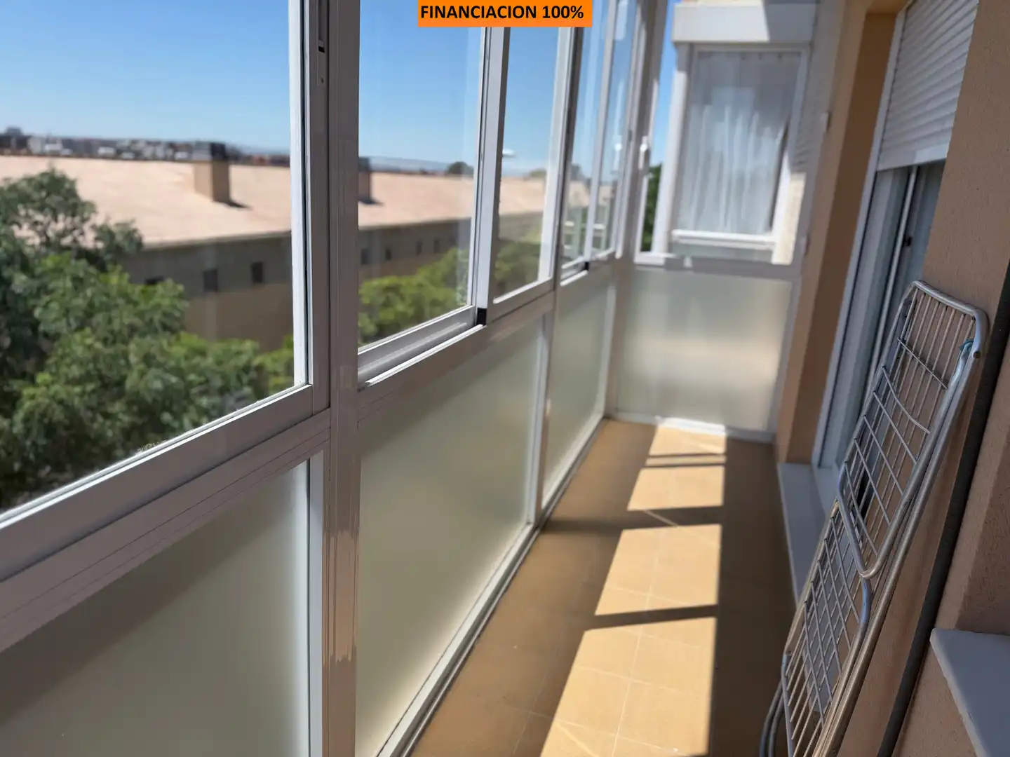 Terrasse von Wohnung zum Verkauf in Zaragoza mit Klimaanlage, Heizung und Terrasse