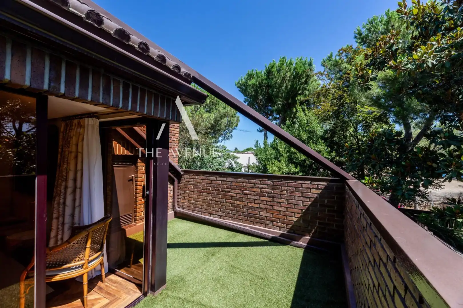Terrassa de Casa o xalet en venda en Boadilla del Monte amb Calefacció, Jardí privat i Terrassa
