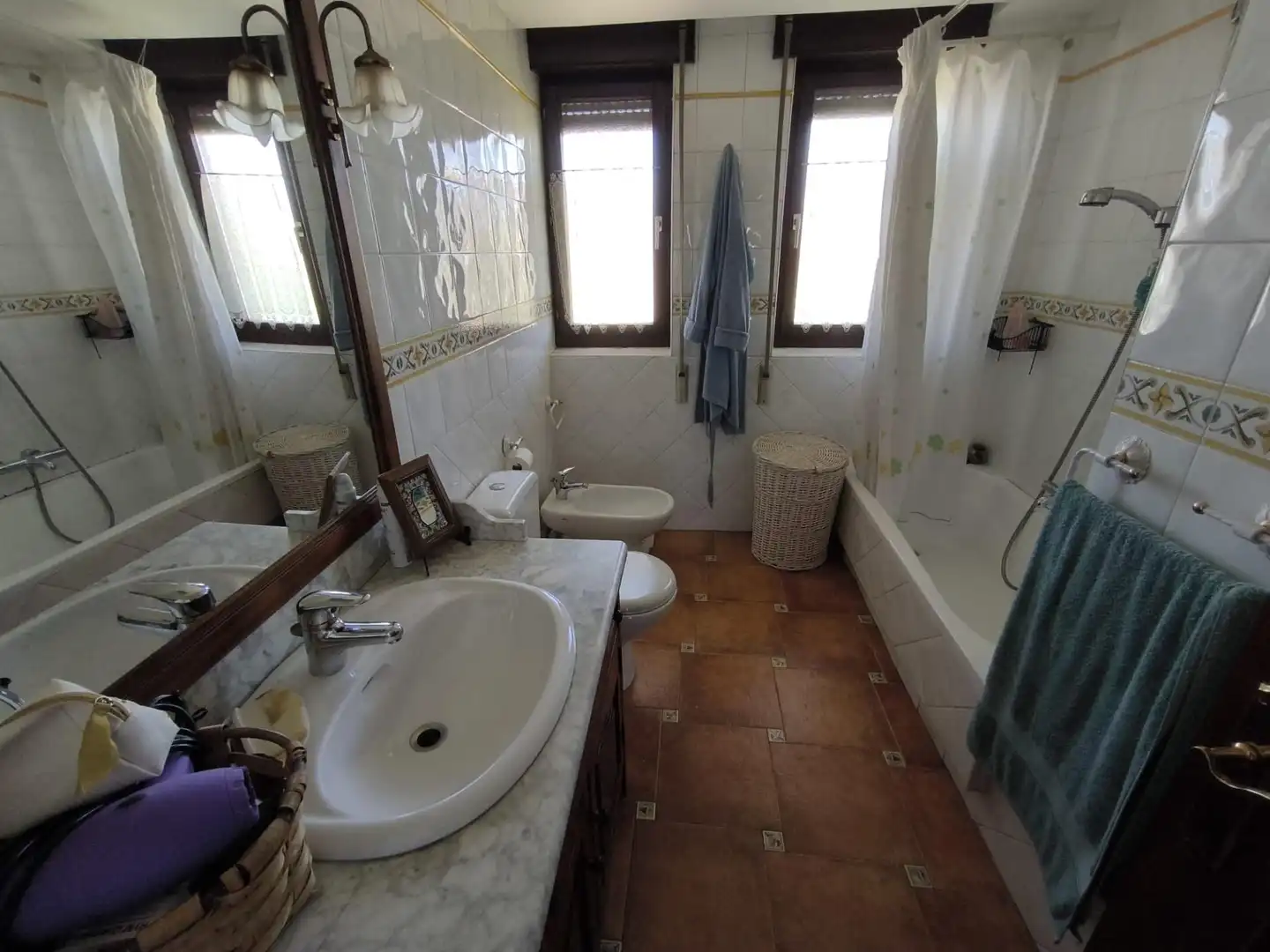 Baño de Casa o chalet en venta en Villaturiel con Calefacción, Jardín privado y Parquet