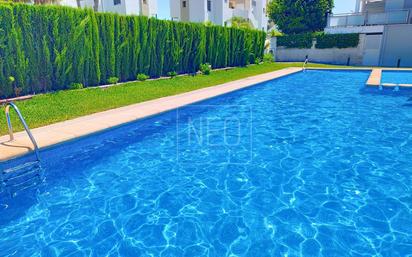 Piscina de Dúplex en venda en Oliva amb Aire condicionat, Jardí privat i Terrassa