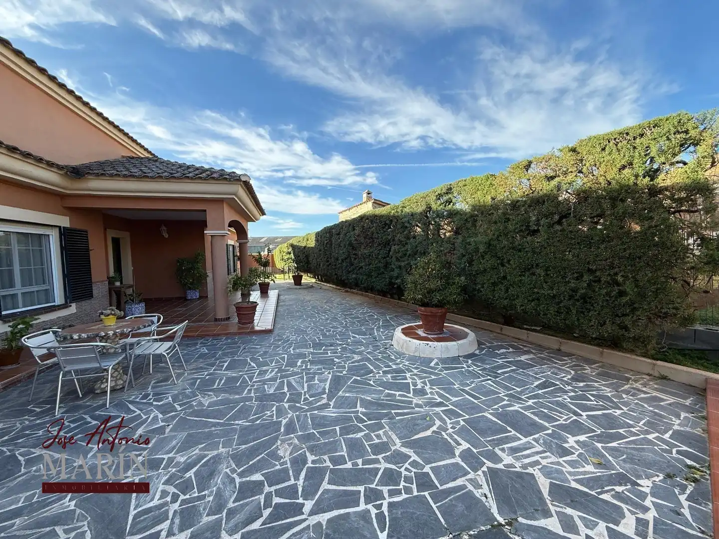 Terraza de Casa o chalet en venta en Badajoz con Aire acondicionado, Calefacción y Jardín privado