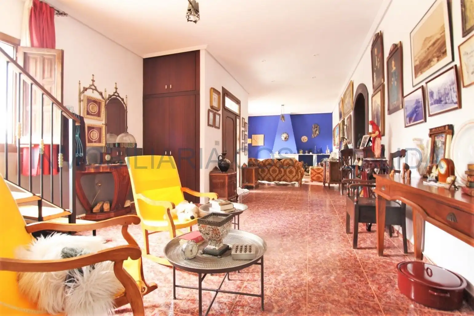 Sala d'estar de Finca rústica en venda en Puerto Lumbreras amb Calefacció, Jardí privat i Terrassa